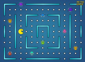بازی Pac-Man مثال توضیح یادگیری تقویتی